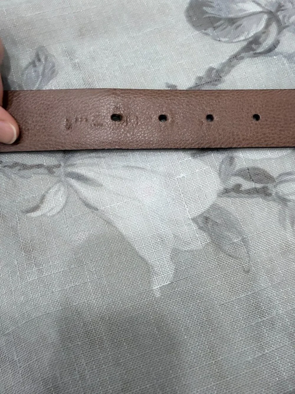 Full Grain Italian Leather Belt Black XL 52/130 Excellent Condition & Beautiful